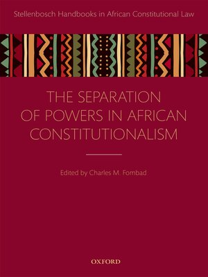 cover image of Separation of Powers in African Constitutionalism